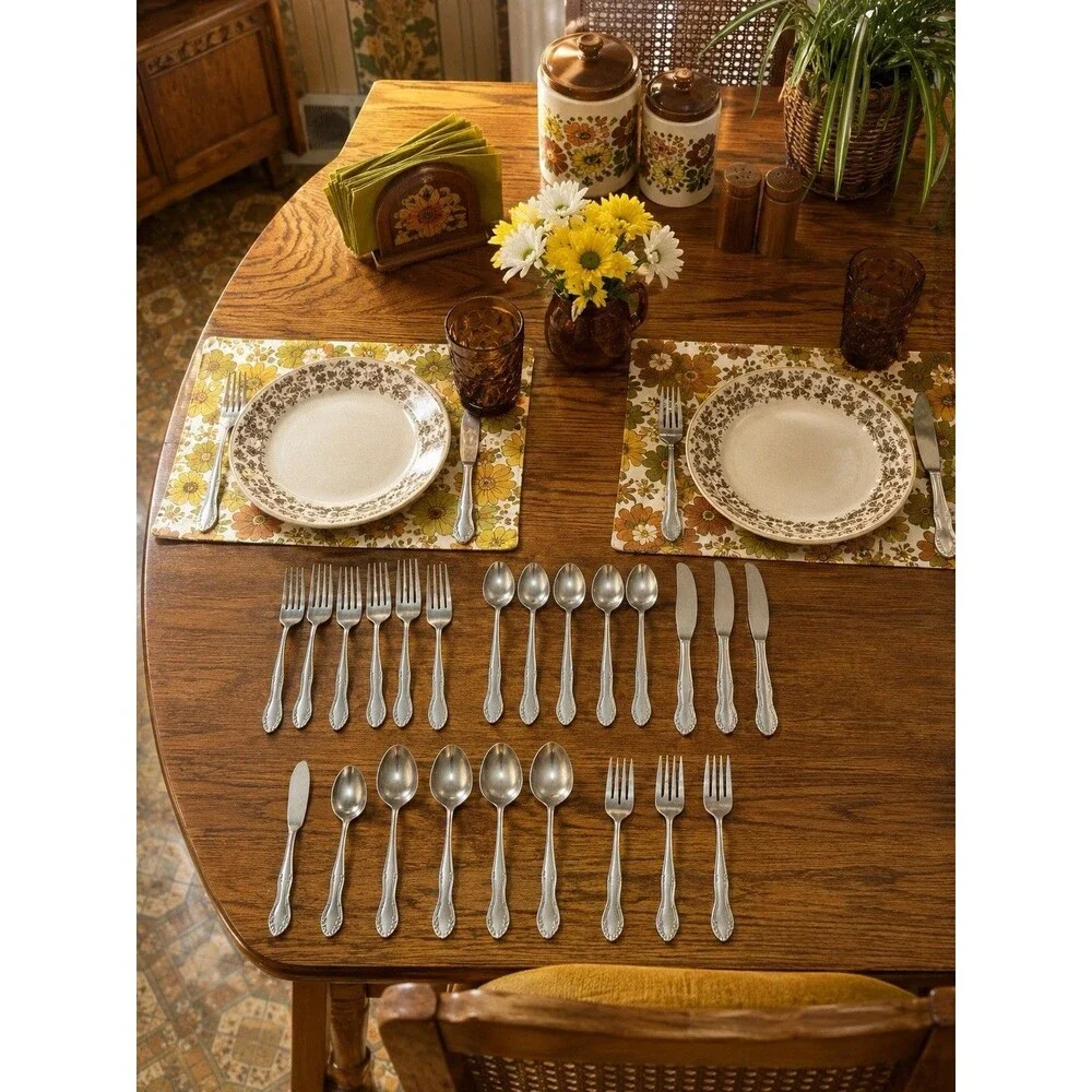 Hampton Hall Carolyn Stainless Flatware Mixed Lot 23 Pc Replacement Set Vintage
